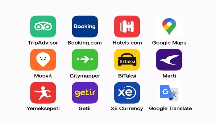 اپلیکیشن‌های ضروری ترکیه